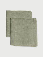 Herringbone Linen Table Napkins Set of 2