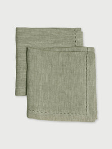 Herringbone Linen Table Napkins Set of 2