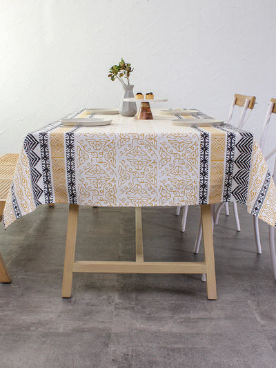 Nakshi Table Cover (Yellow)