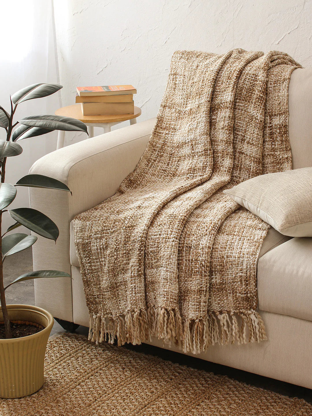 Chinkara Throw Beige