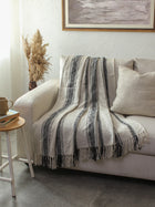 Satpura Throw - Black/Natural