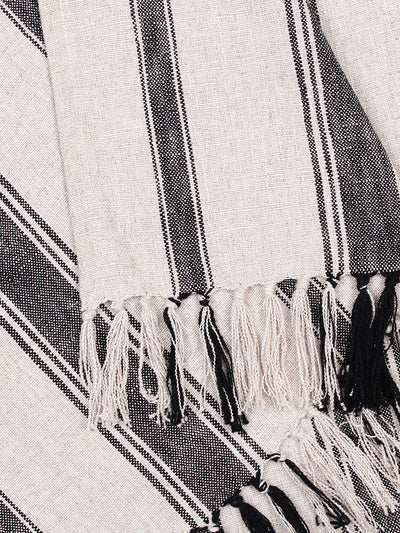 Satpura Throw - Black/Natural