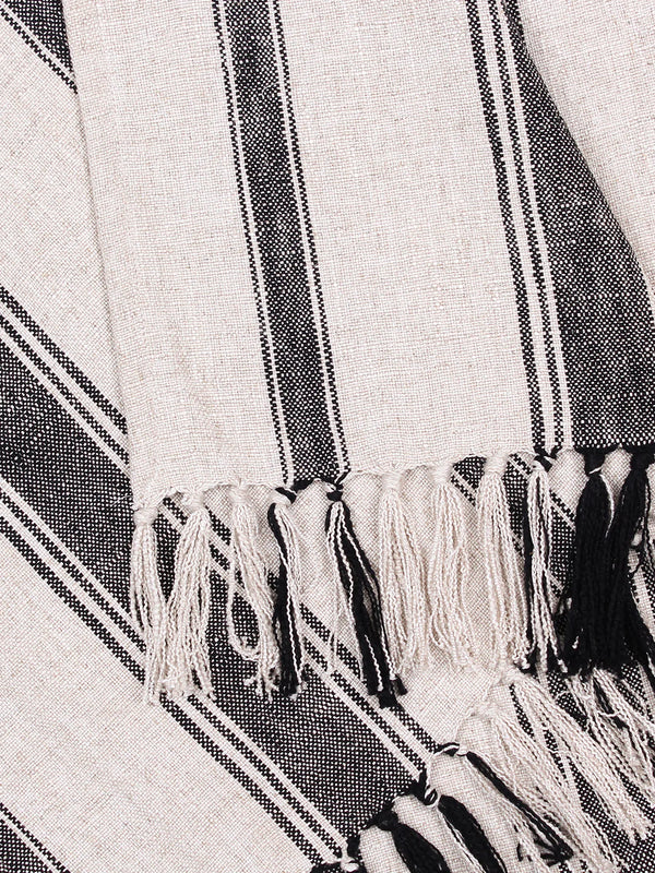 Satpura Throw - Black/Natural