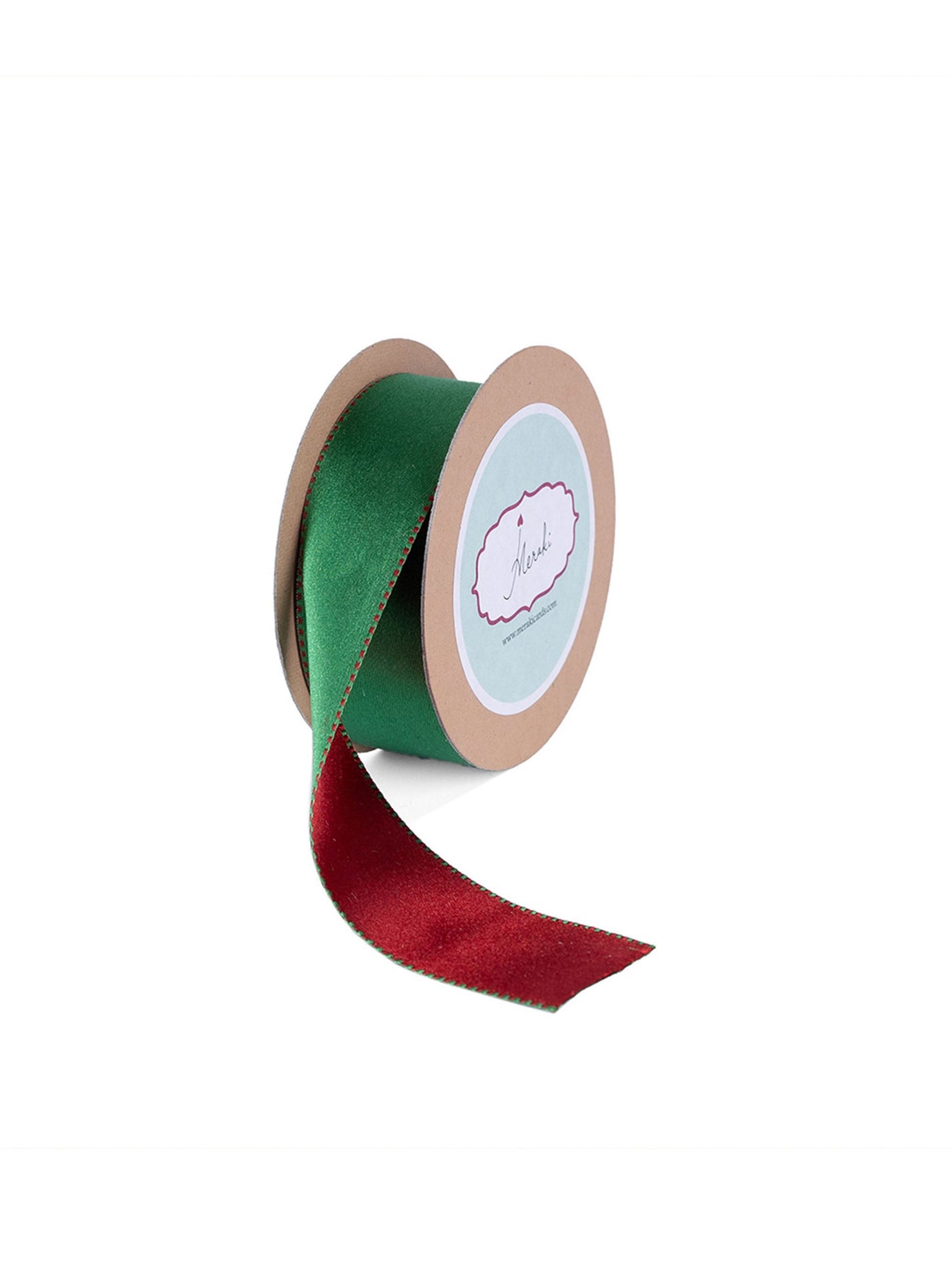 Reversible Red With Green Ribbon