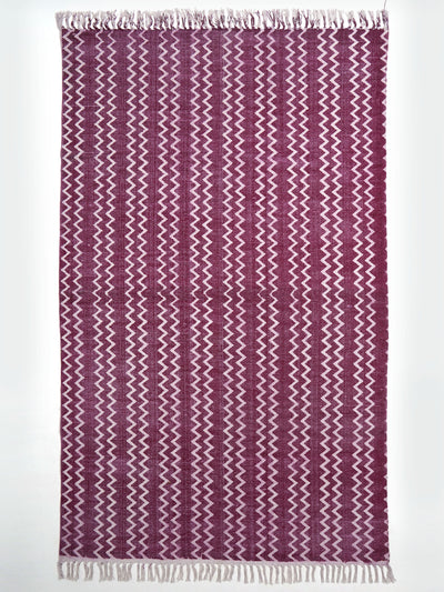 Chevron Block Print Rug