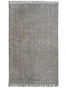 Indoor Chevron Block Print Rug