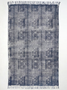 Black and White City Rug