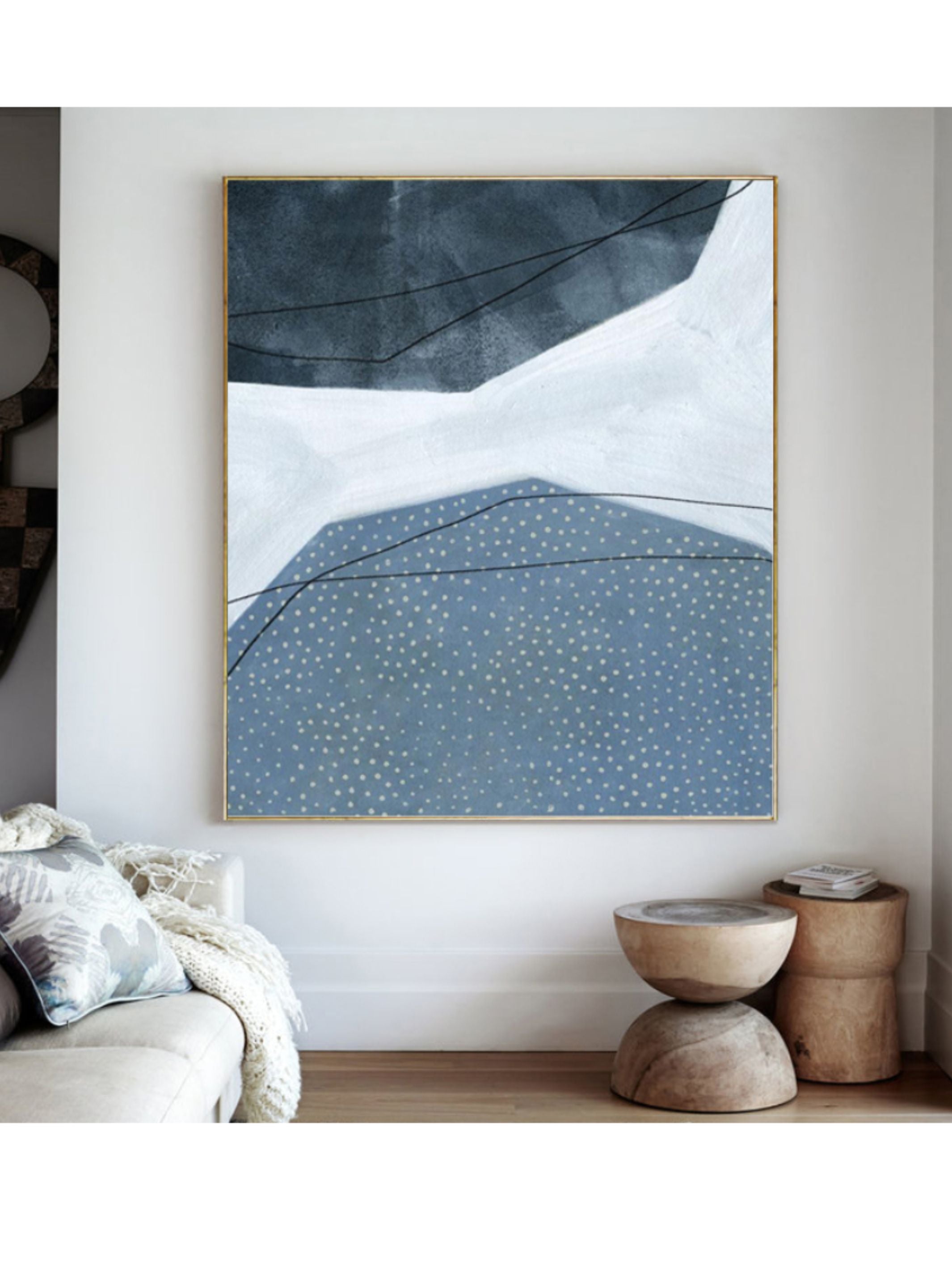Wall Prints - Adjacent Abstraction I