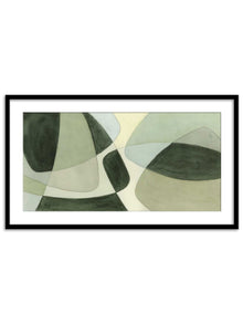 Wall Prints - Verdigris Intersection II