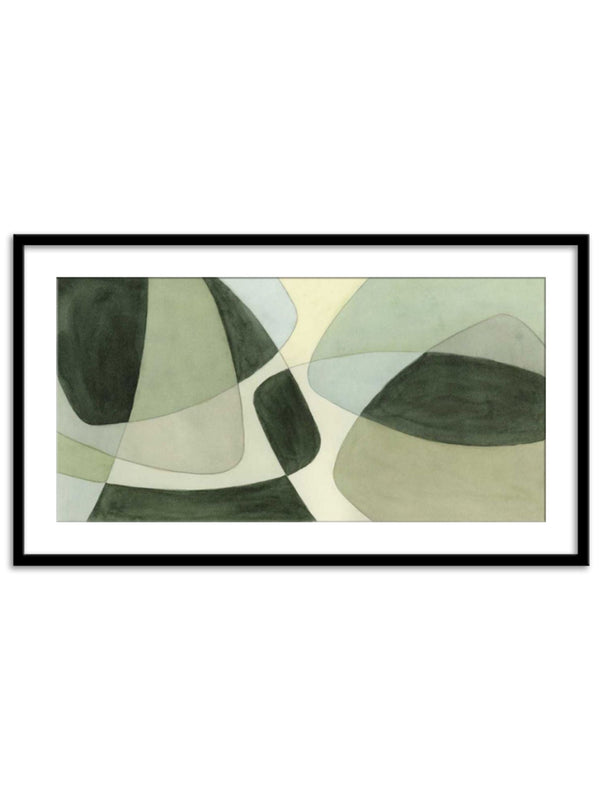 Wall Prints - Verdigris Intersection II