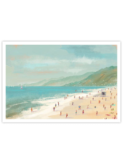 Wall Prints - Santa Monica Beach