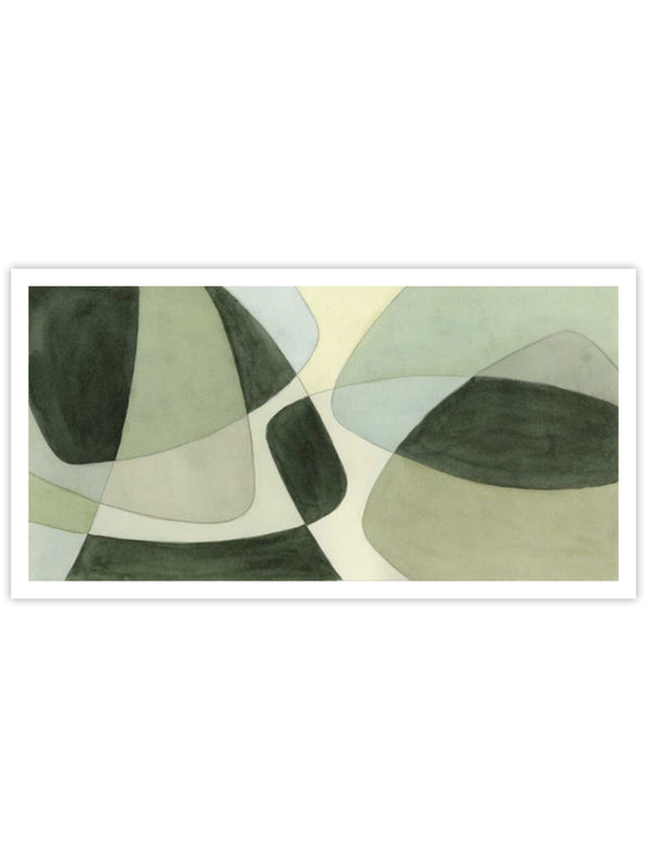 Wall Prints - Verdigris Intersection II