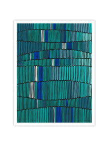 Wall Prints - Teal Tribal I