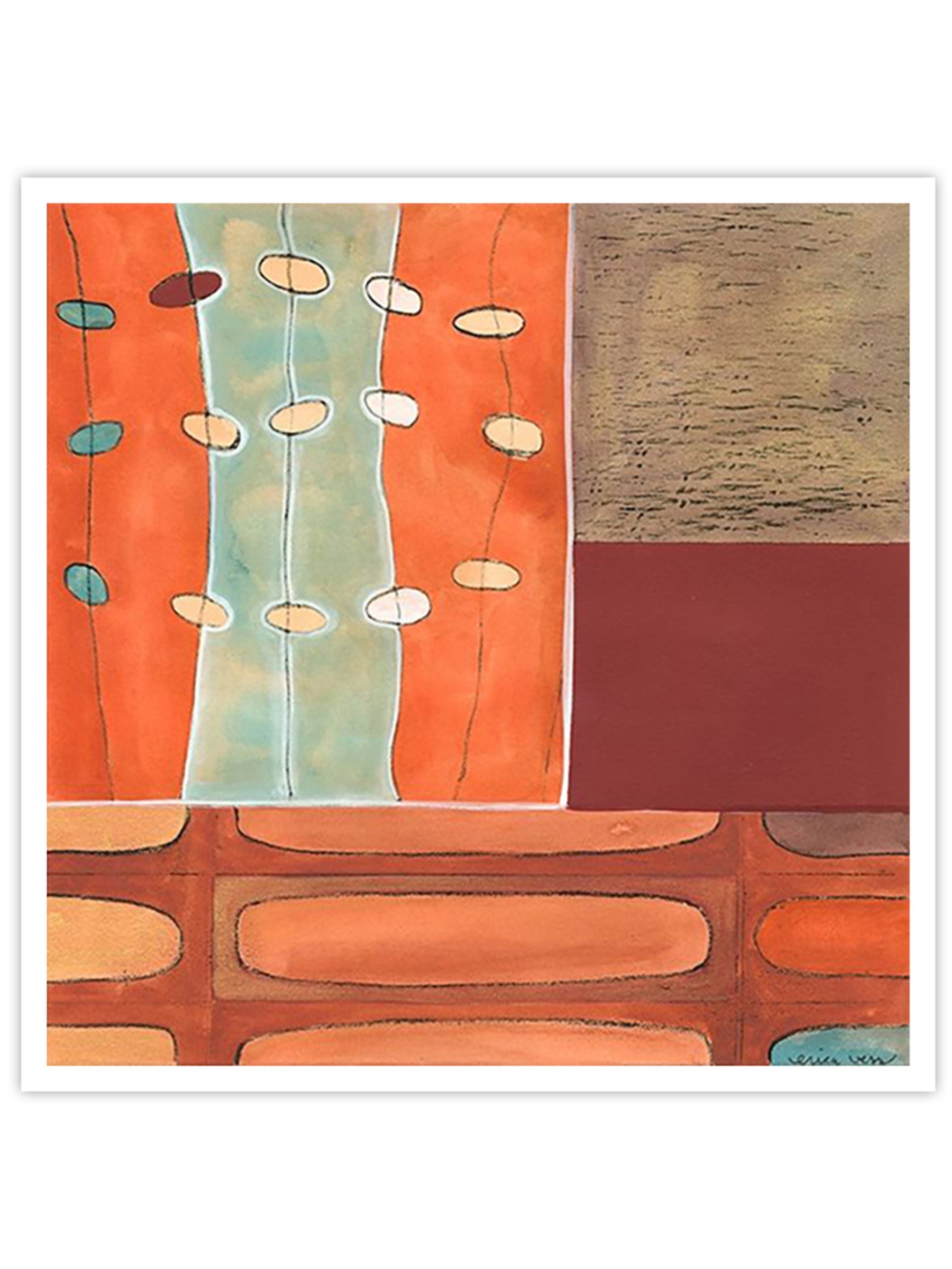 Wall Prints - Egg Hunt in Orange II