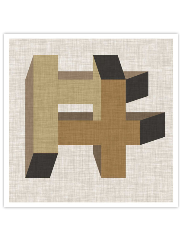 Wall Prints - Geometric Perspective VI