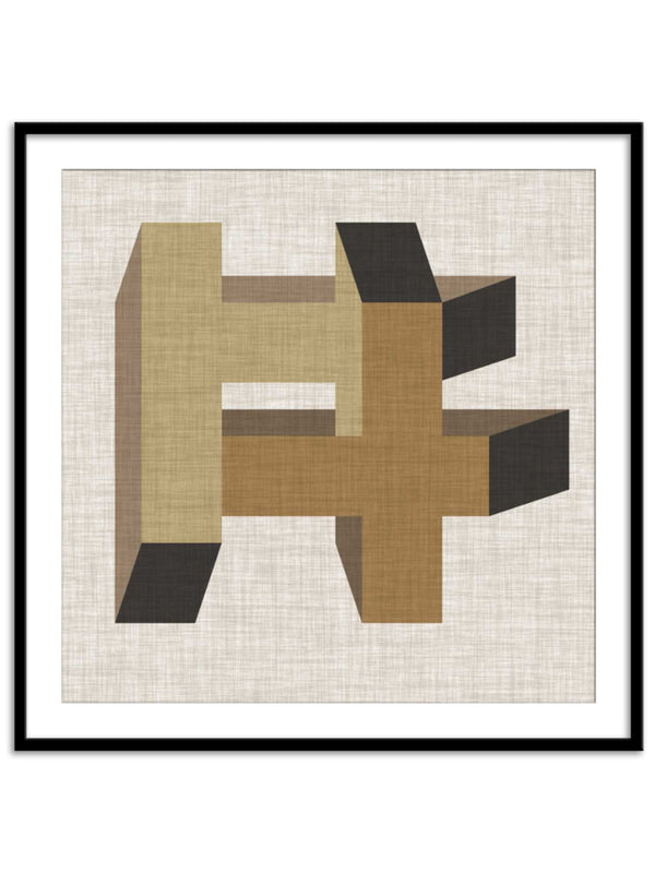 Wall Prints - Geometric Perspective VI