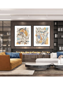 Wall Prints - Ovals & Lines II