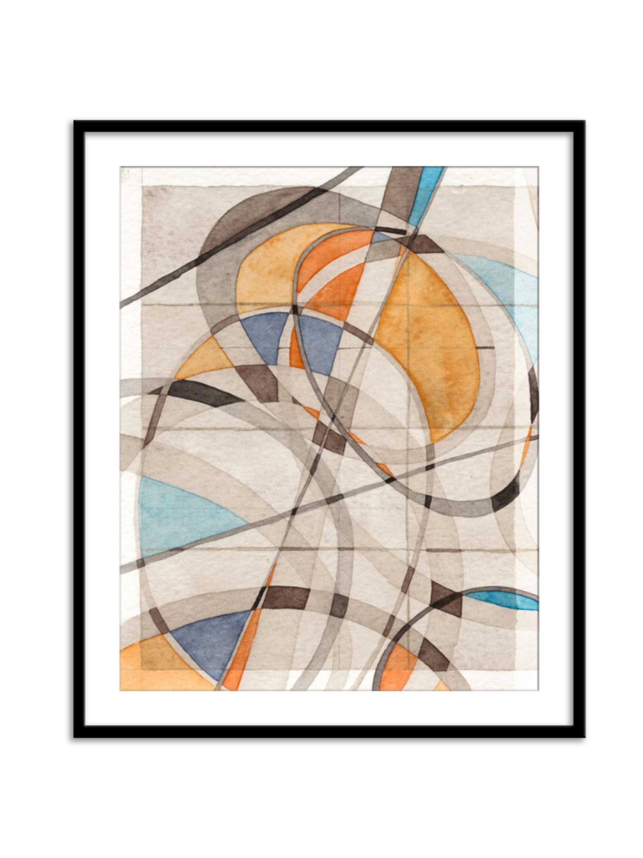 Wall Prints - Ovals & Lines I