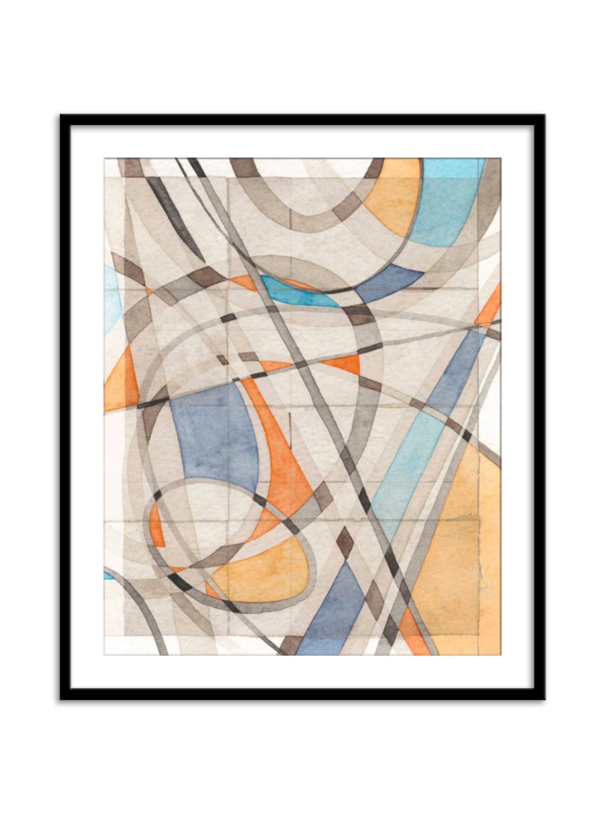 Wall Prints - Ovals & Lines II