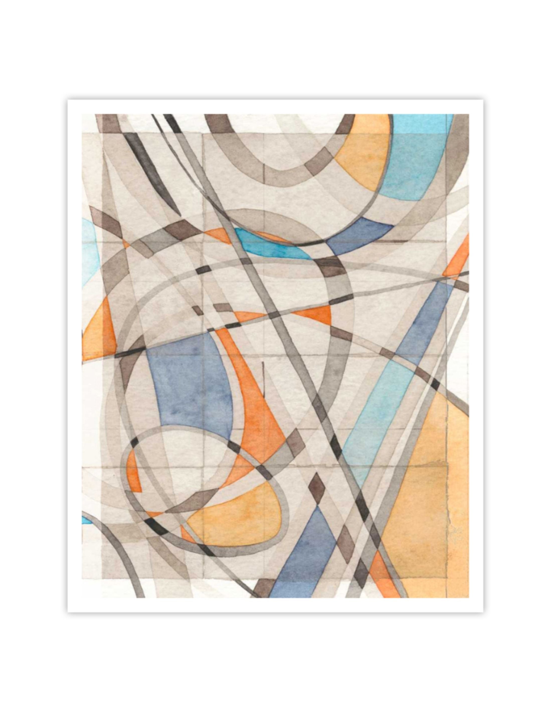Wall Prints - Ovals & Lines II