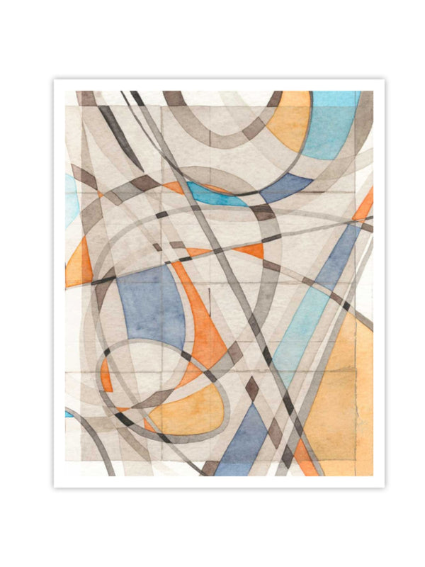 Wall Prints - Ovals & Lines II
