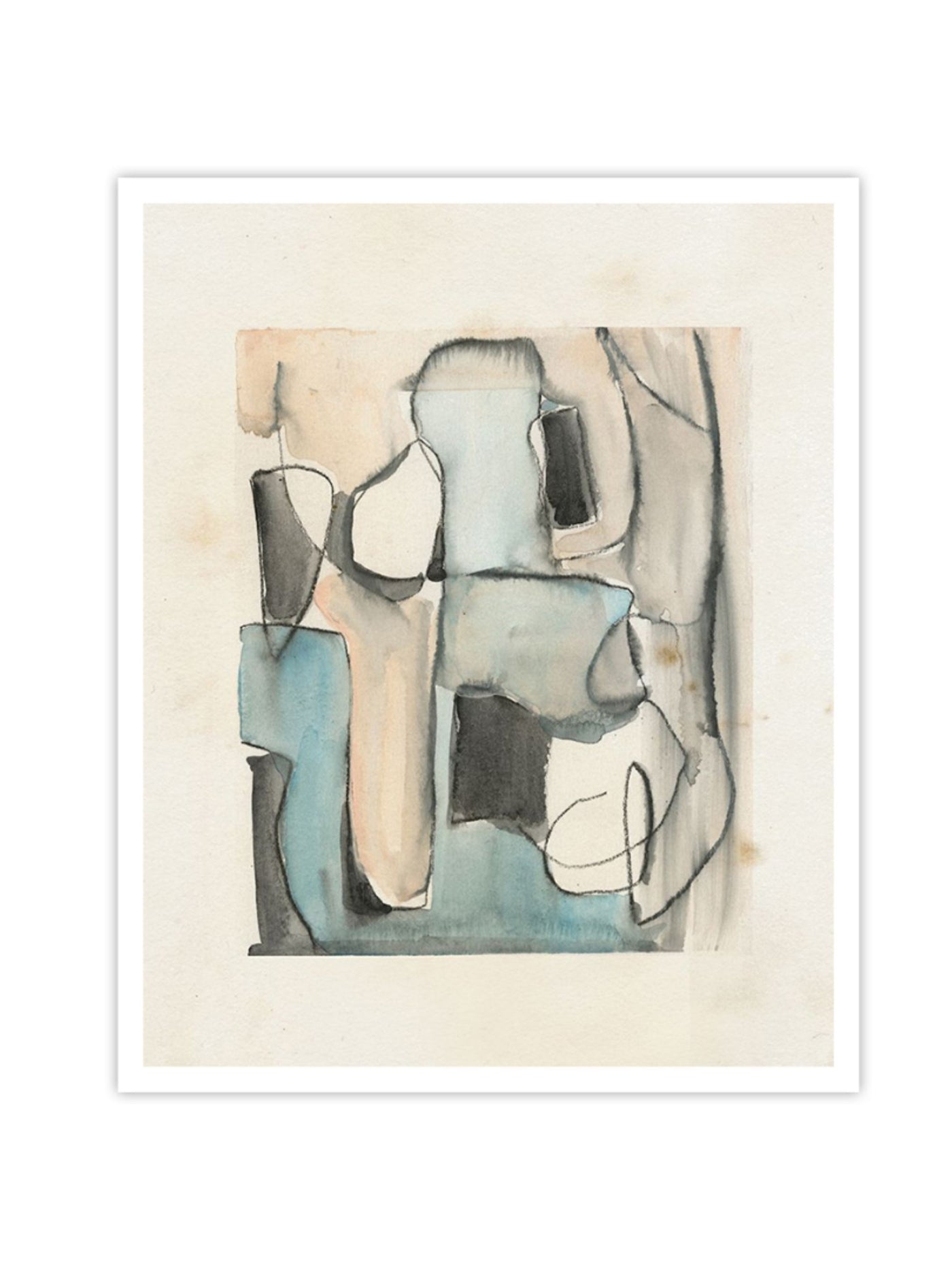 Wall Prints - Subdued Abstract I
