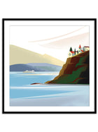 Wall Prints - Illustrated Italian Landscape IX