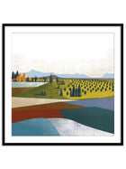 Wall Prints - Illustrated Italian Landscape II