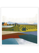 Wall Prints - Illustrated Italian Landscape II
