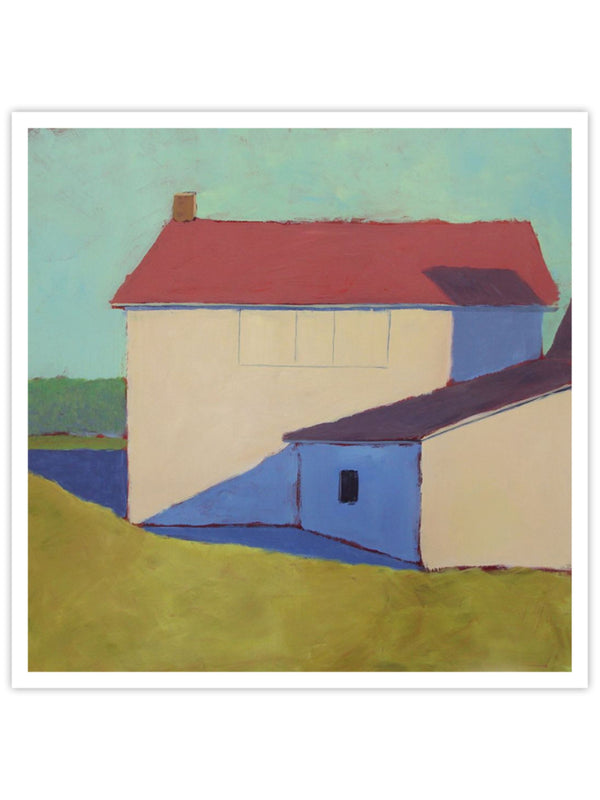 Wall Prints - Primary Barns VII