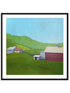 Wall Prints - Primary Barns VI