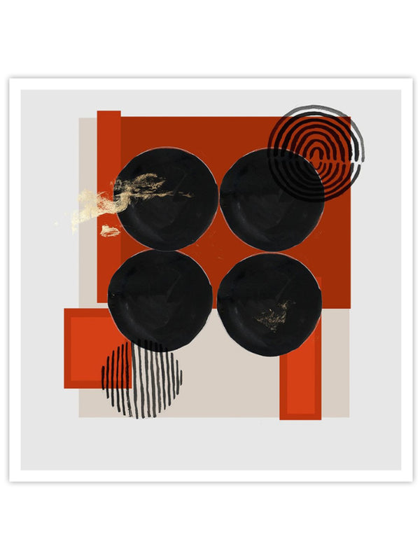 Wall Prints - Fading Forms II