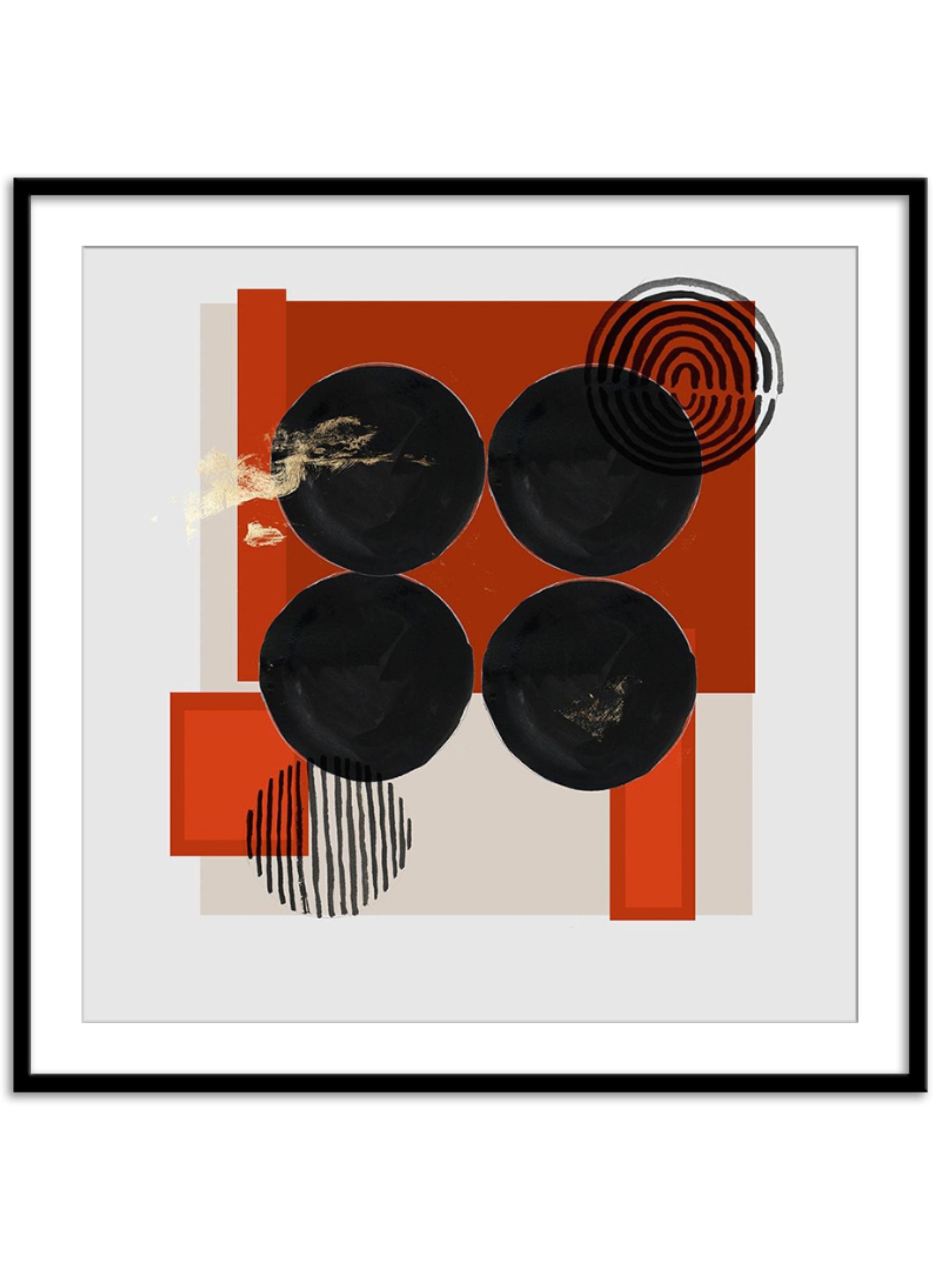 Wall Prints - Fading Forms II
