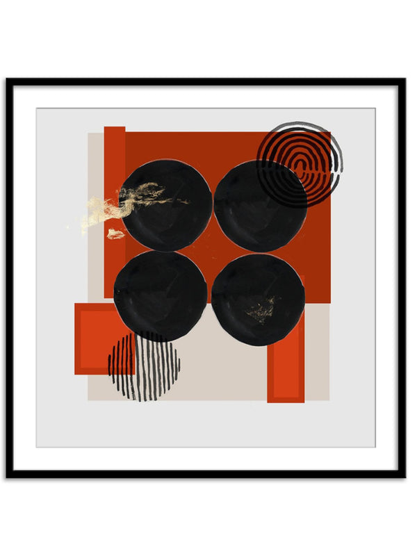 Wall Prints - Fading Forms II