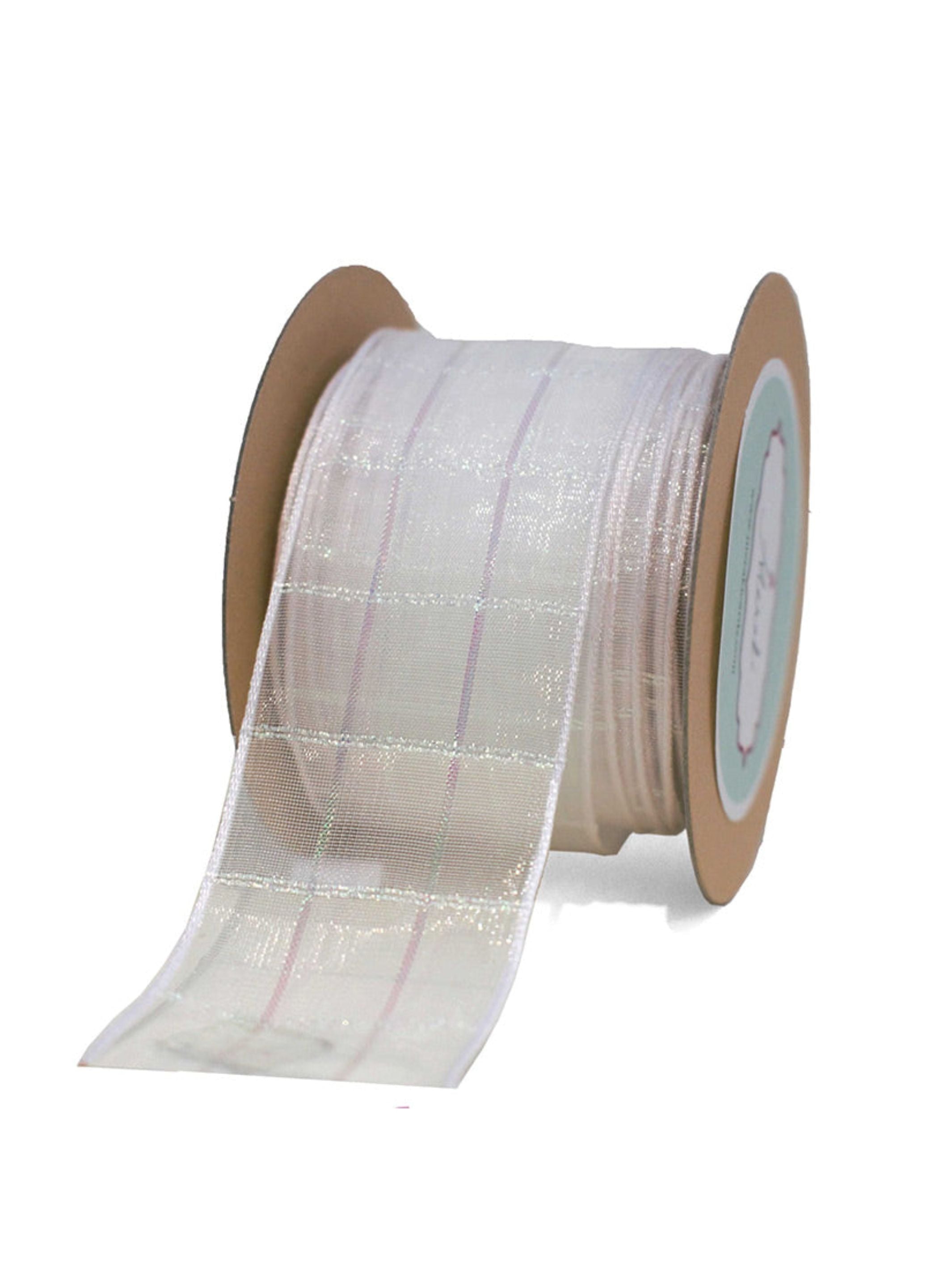 Iridescent Checkered Ribbon