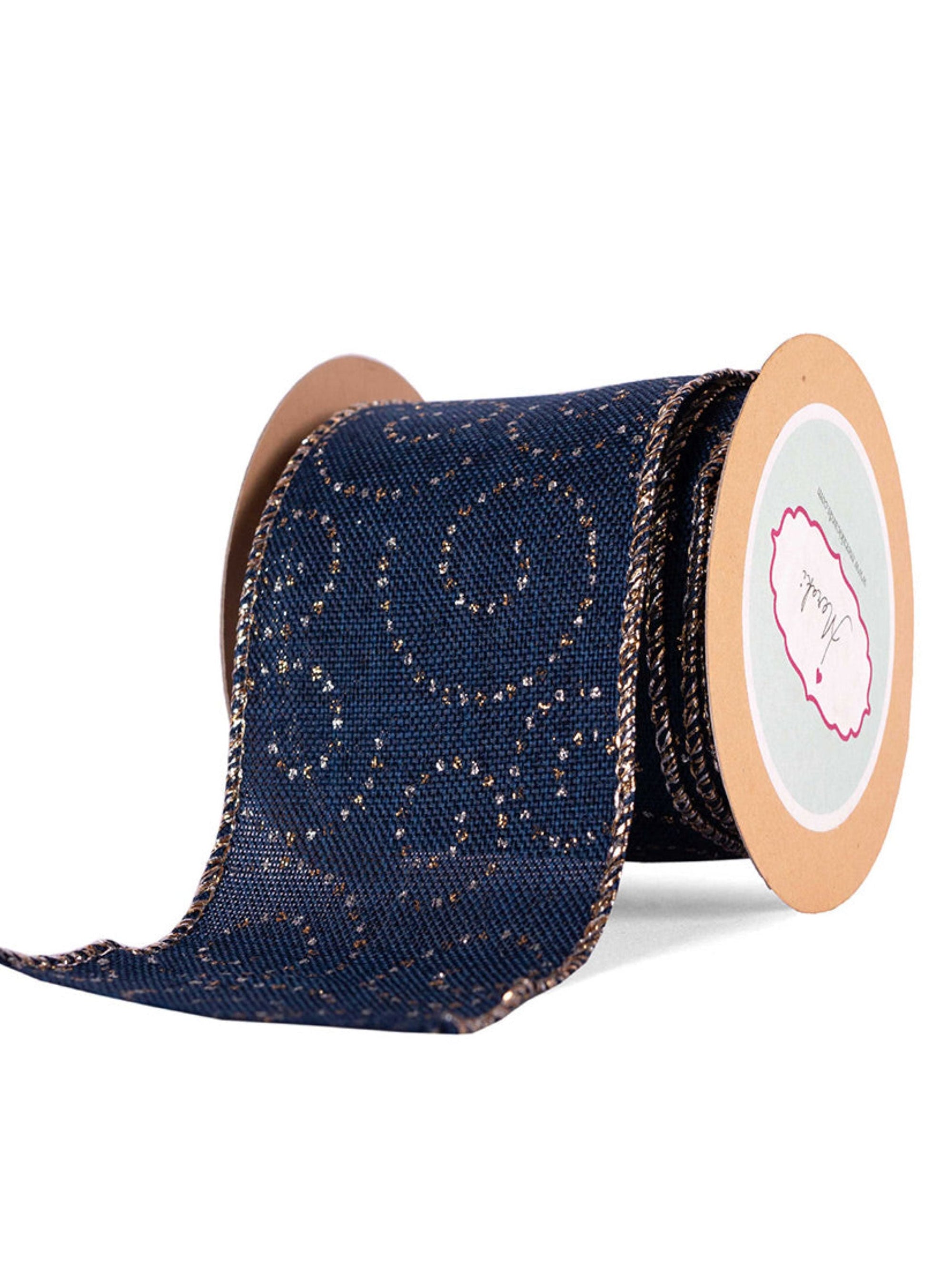 Silver & Gold Swirls Ribbon