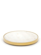 Marble Yang Pillar Candle Plates
