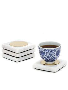 Marble Yang Coasters