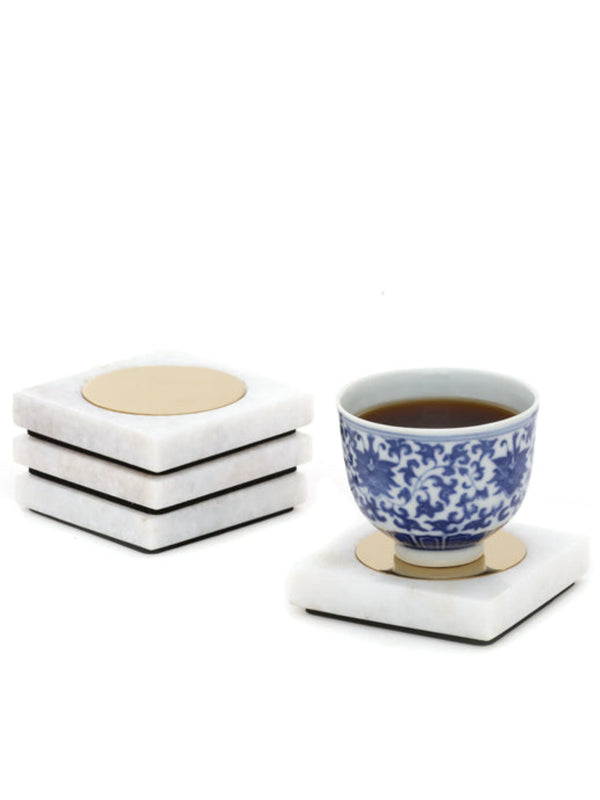 Marble Yang Coasters