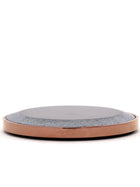 Marble Yin Pillar Candle Plates