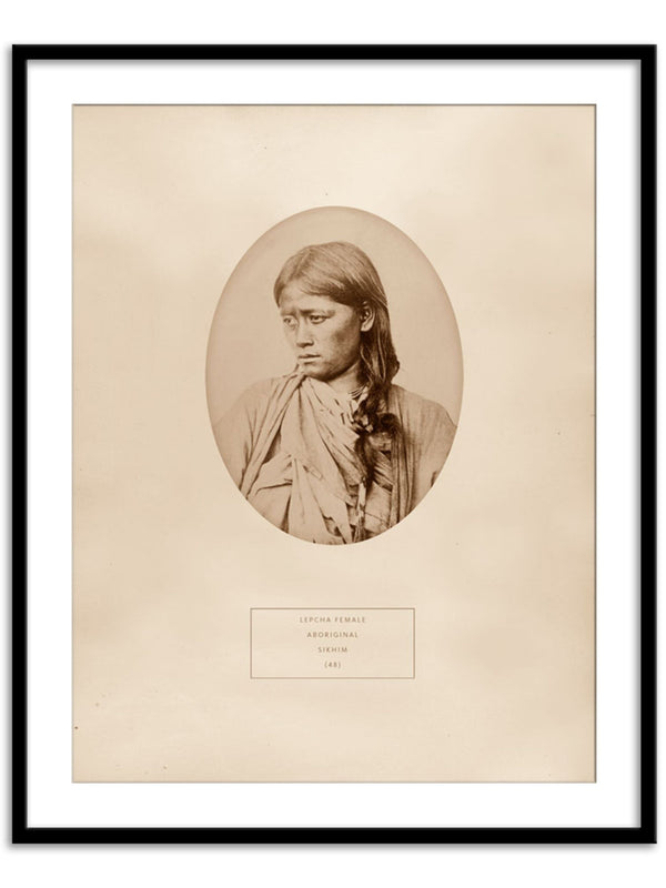 Wall Prints - A Lepcha female from Sikhim