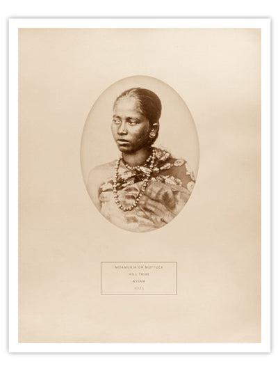 Wall Prints - A Moamuria hill tribal woman from Assam