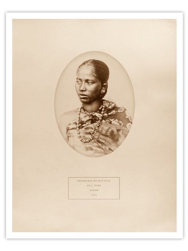 Wall Prints - A Moamuria hill tribal woman from Assam