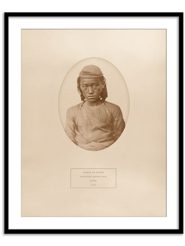 Wall Prints - A Newar from Nipal