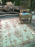 Adamas Embroidered Cotton Rug