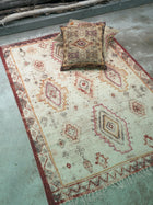 Adamas Embroidered Cotton Rug