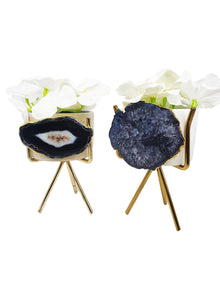 Agate Planter Black