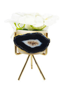 Agate Planter Black