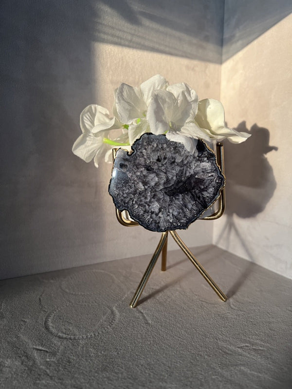 Agate Planter Black