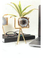 Agate Planter Black